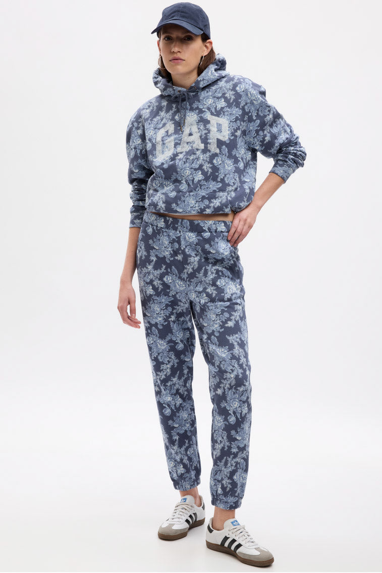 Gap x LoveShackFancy Floral Crop Hoodie - Women's Loungewear