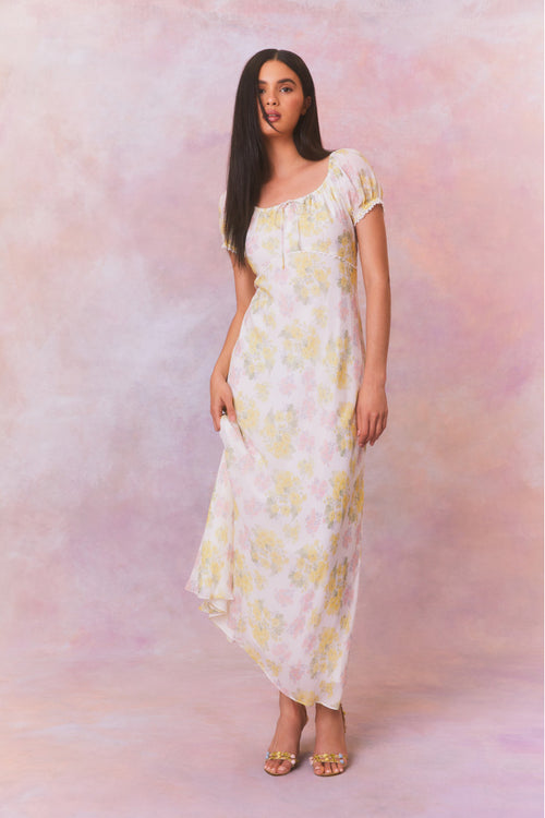 Kelila Cotton Voile Maxi Dress