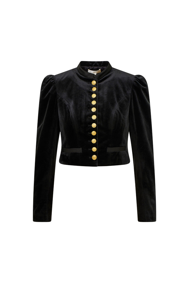 Pendine Velvet Military Jacket