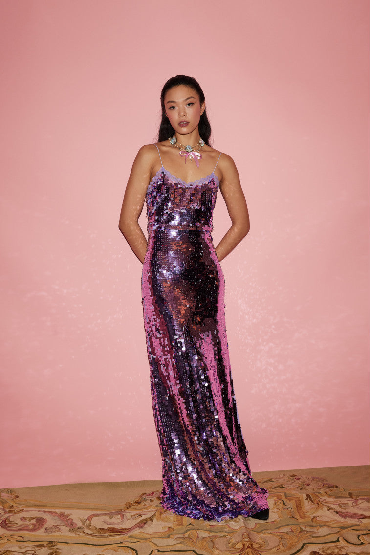 Anora Sequin Gown