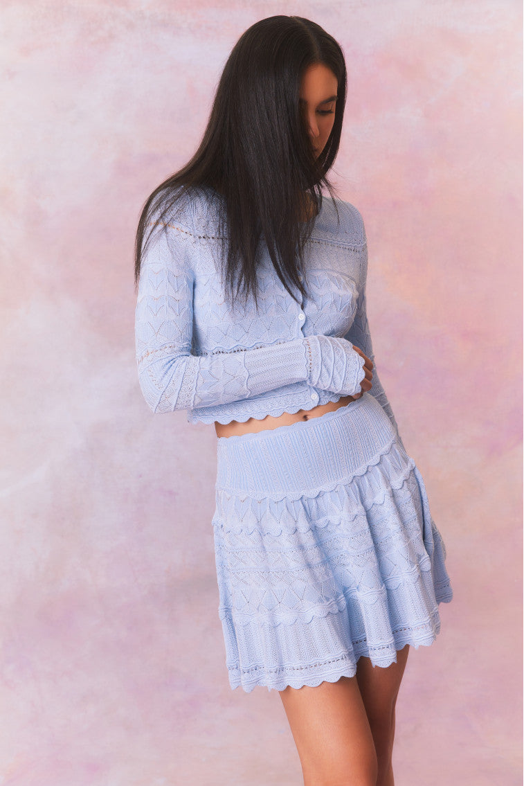 Colella Knitted Mini Skirt