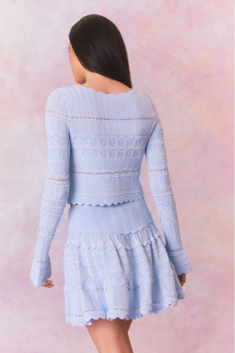 Colella Knitted Mini Skirt