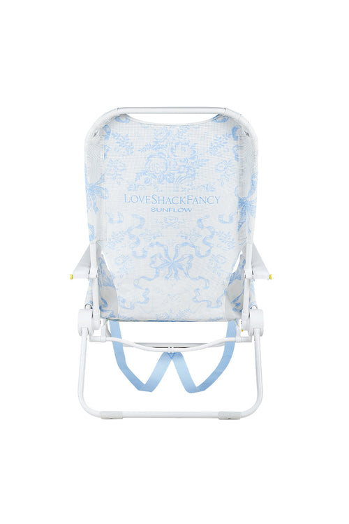 Sunflow x LoveShackFancy Shore Thing Blue Bow Chair