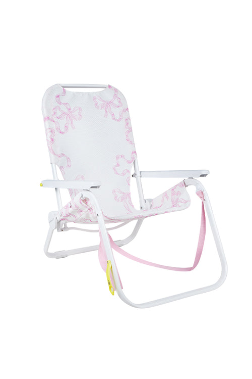 Sunflow x LoveShackFancy Shore Thing Pink Bow Chair