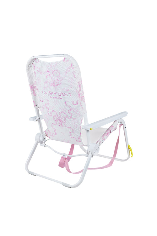 Sunflow x LoveShackFancy Shore Thing Pink Bow Chair