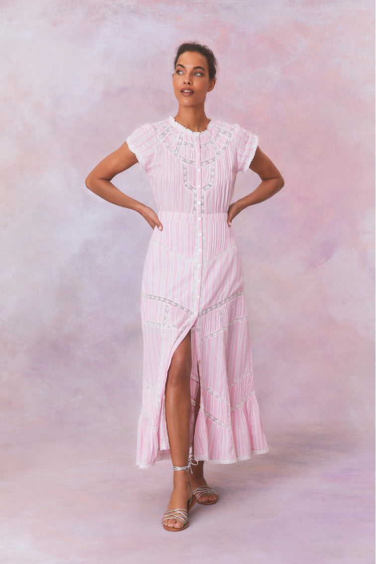 Remi Cotton Stripe Maxi Dress