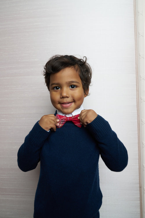 Kids Bastow Tartan Bow Tie