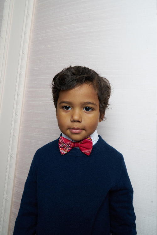 Kids Bastow Tartan Bow Tie