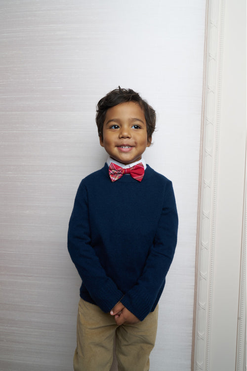 Kids Bastow Tartan Bow Tie