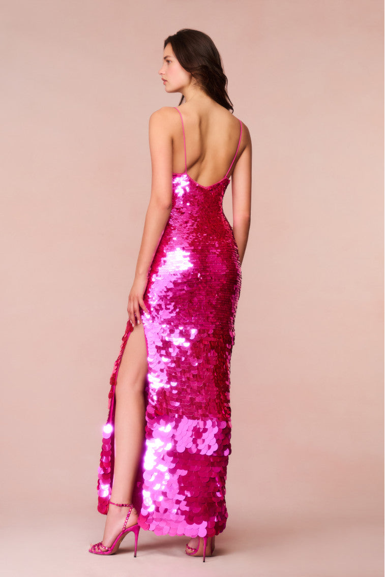 Kaylen Sequined Maxi Dress