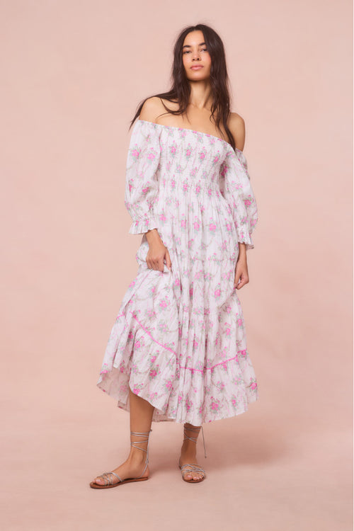 Rigby Cotton Floral Midi Dress