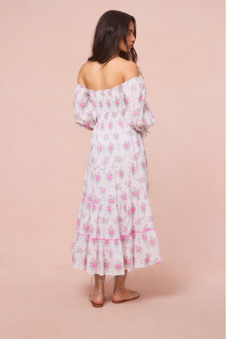 Rigby Cotton Floral Midi Dress