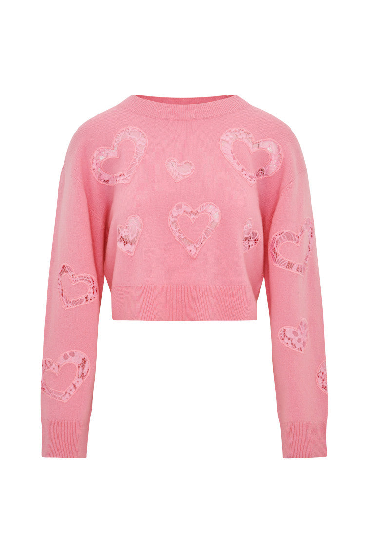 Parson Lace Heart Pullover