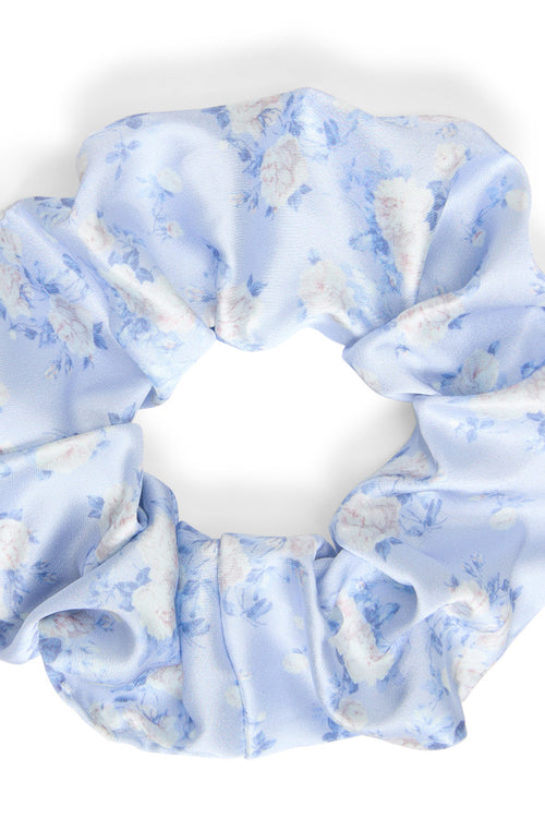 LoveShackFancy x Goody Blue Large Satin Scrunchie Set