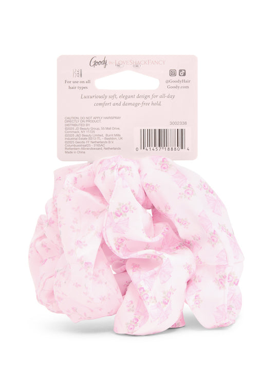 LoveShackFancy x Goody Pink Large Satin Scrunchie Set