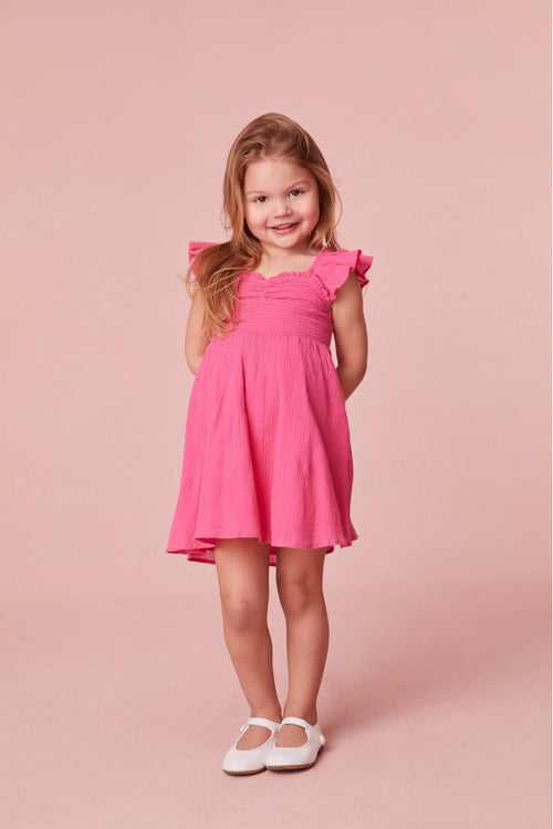 Girls Mefford Cotton Dress