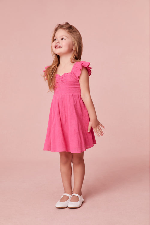 Girls Mefford Cotton Dress