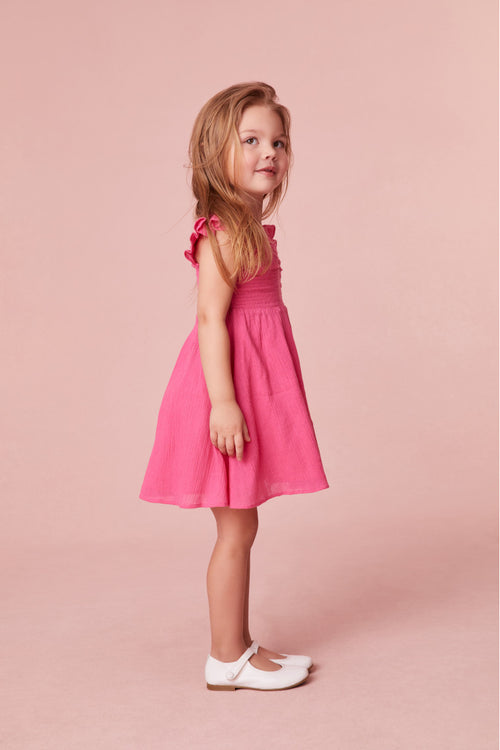 Girls Mefford Cotton Dress