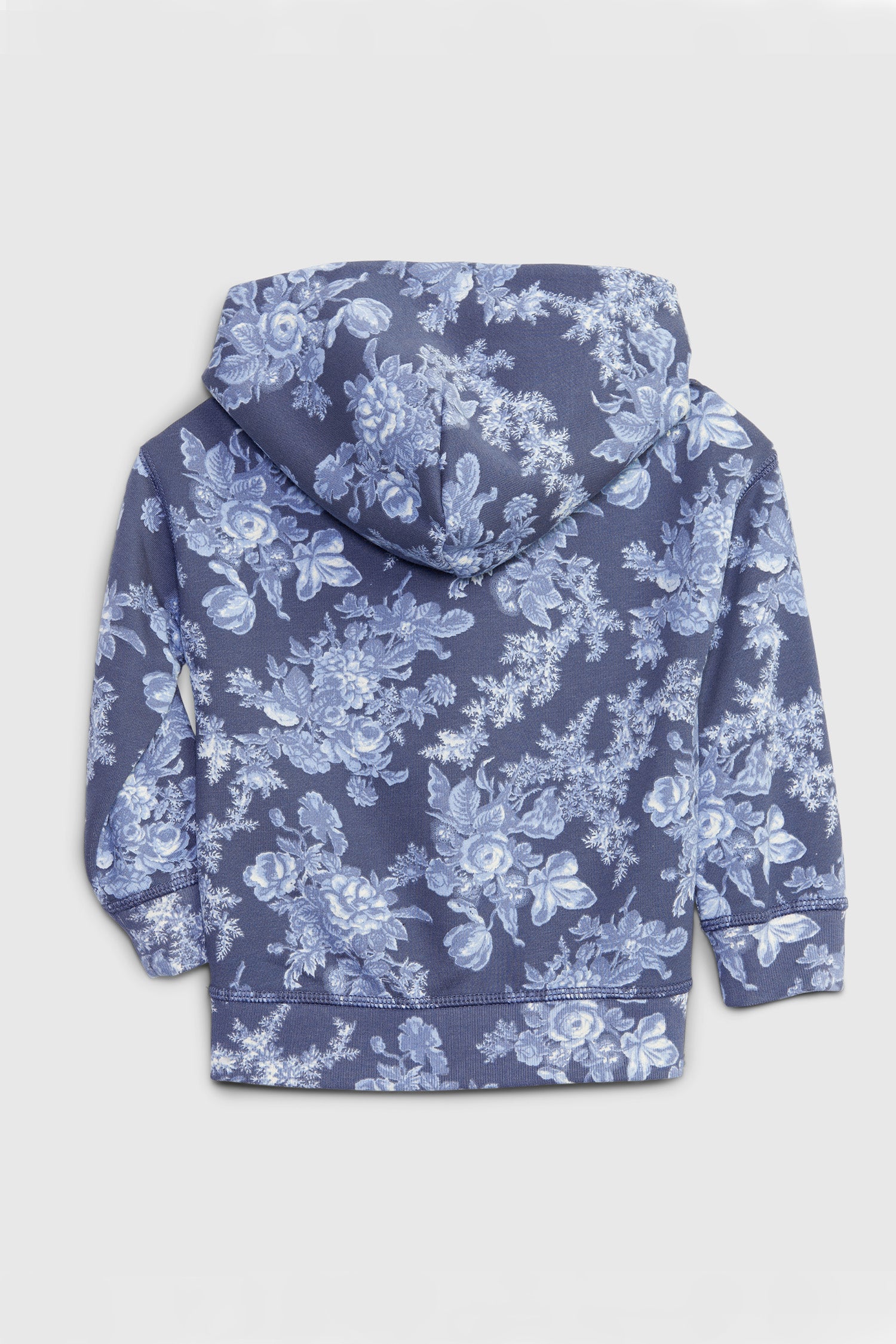 Blue floral hoodie new arrivals