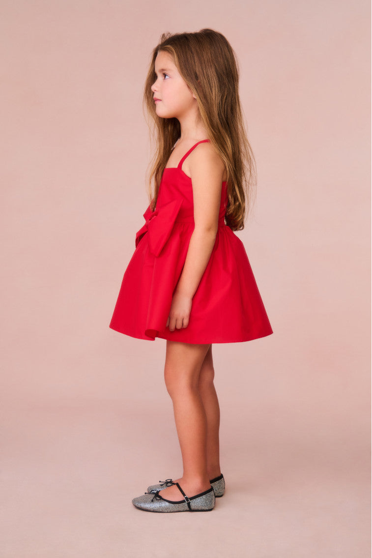 Girls Alejandra Bow Mini Dress