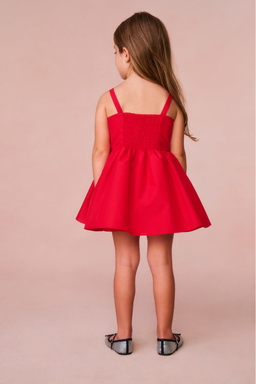 Girls Alejandra Bow Mini Dress