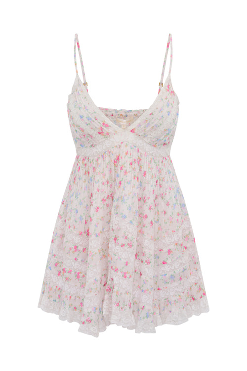 Alonna Cotton Floral Mini Dress