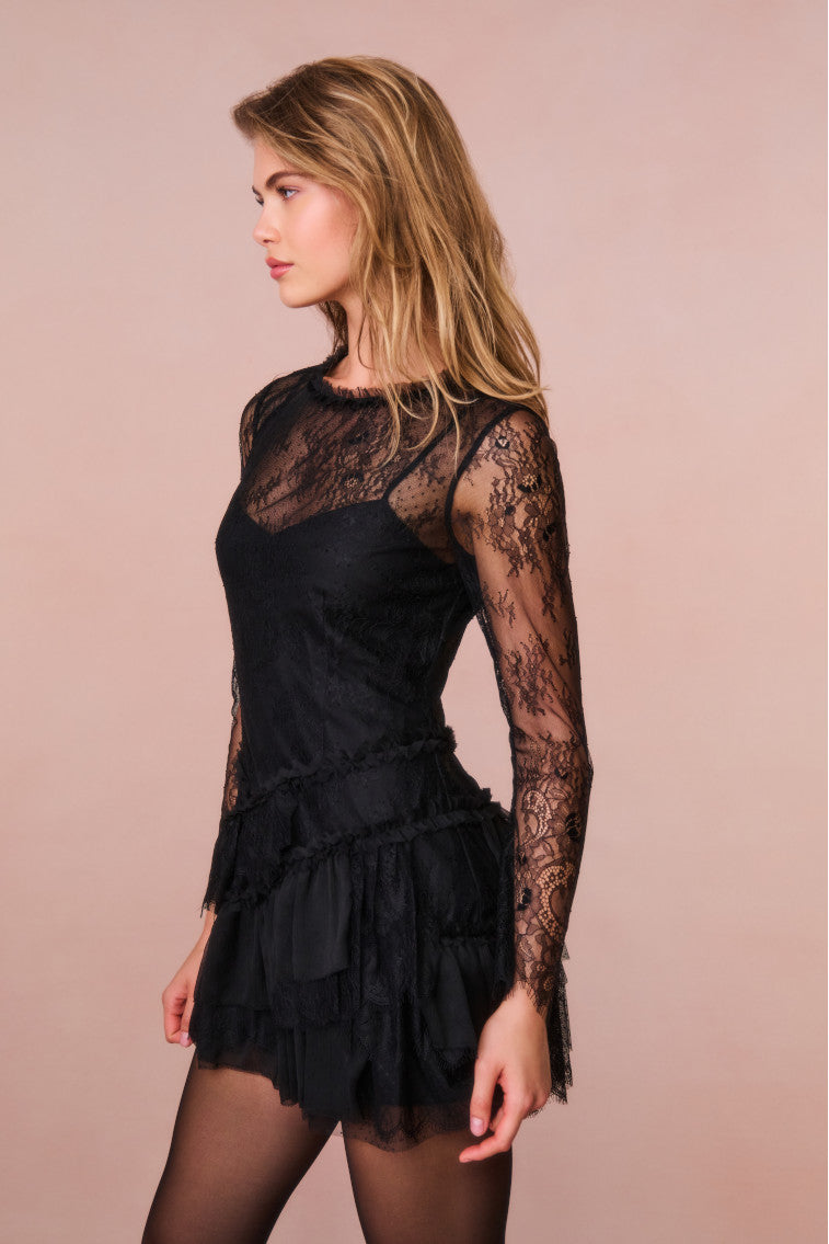 Amberleigh Lace Mini Dress