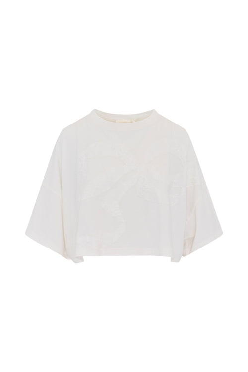 Angelle Cotton Bow Tee