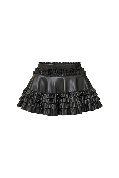 Audria Vegan Leather Skirt