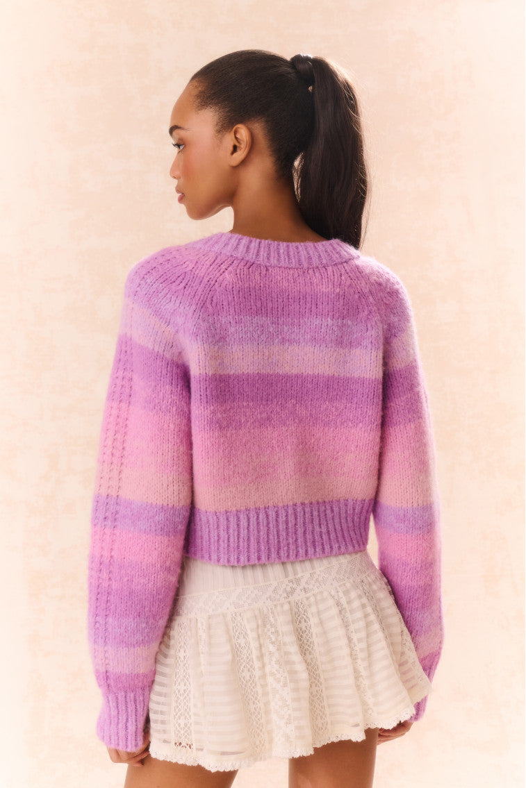 Barbarelle Alpaca Striped Pullover