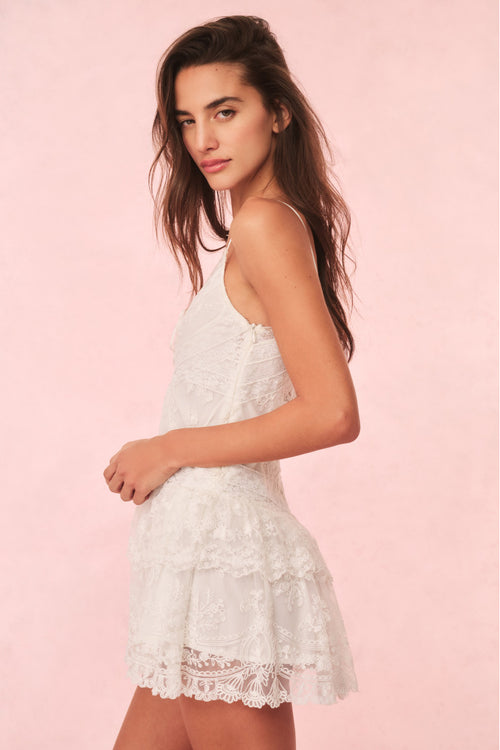 Beauval Lace Mini Dress