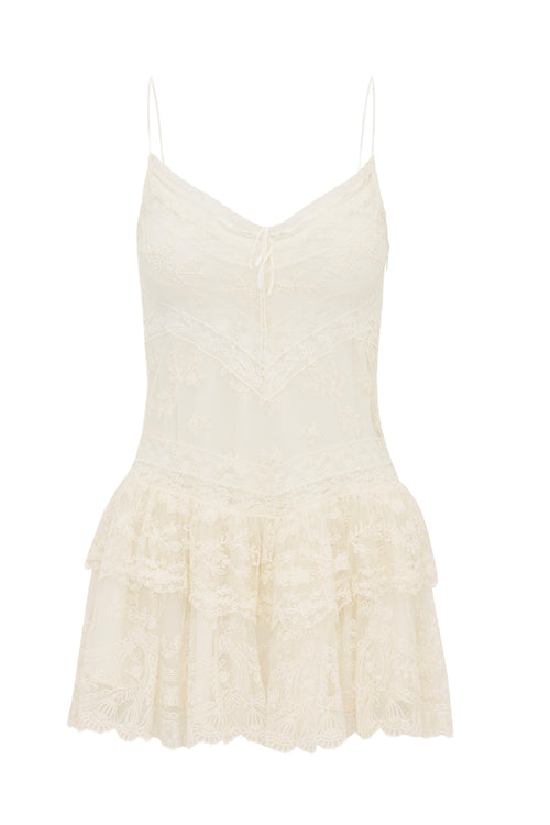 Beauval Lace Mini Dress