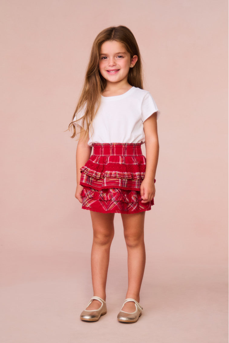 Girls Billie Tartan Mini Skirt