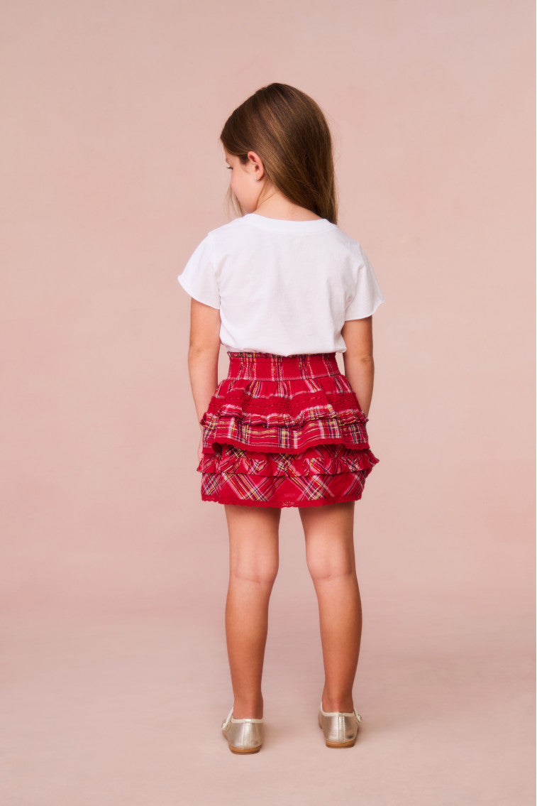 Girls Billie Tartan Mini Skirt