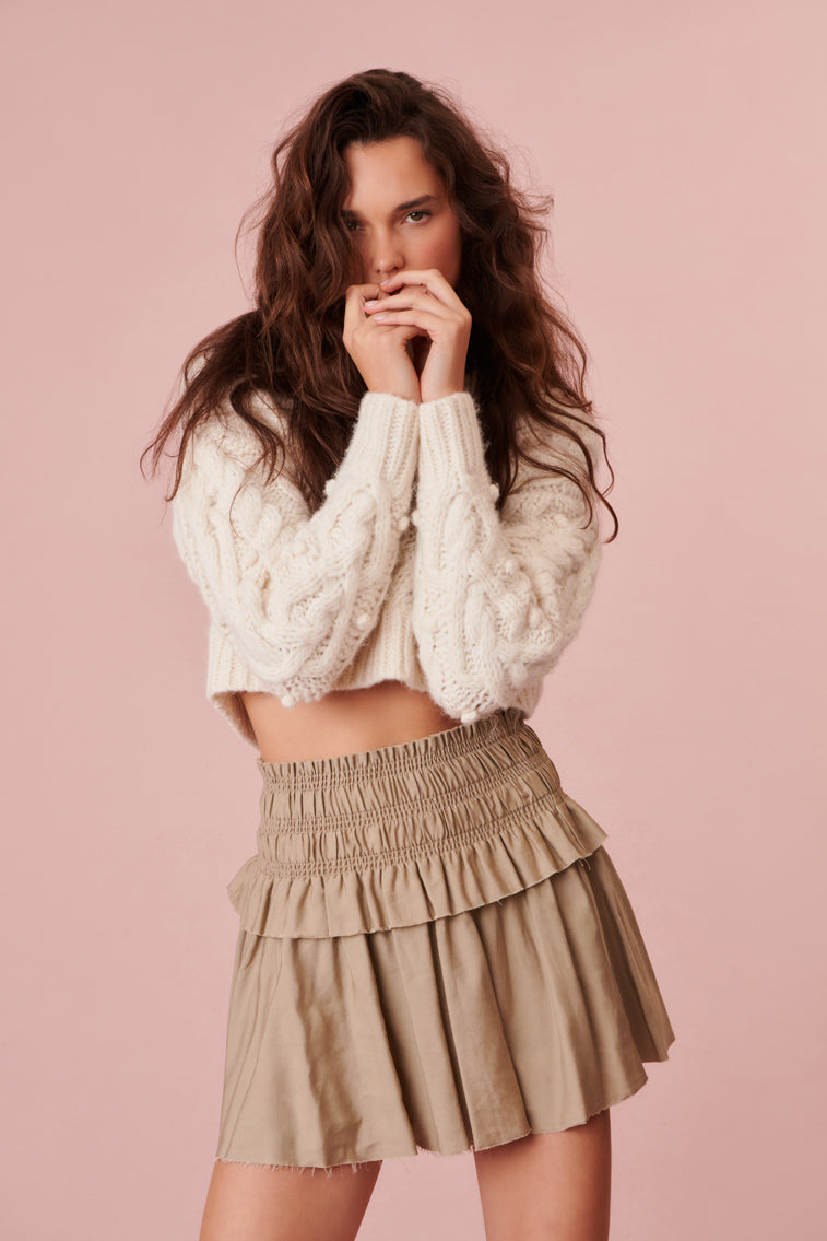 Ruffle mini clearance skirt loveshackfancy