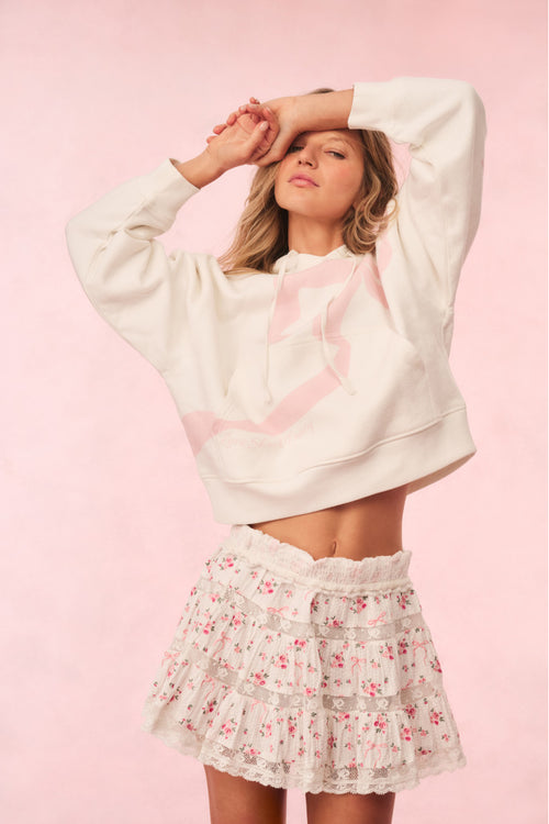 Brunella Cotton Bow Hoodie