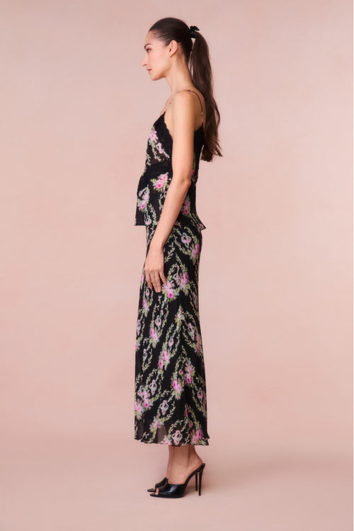 Castle Floral Maxi Skirt