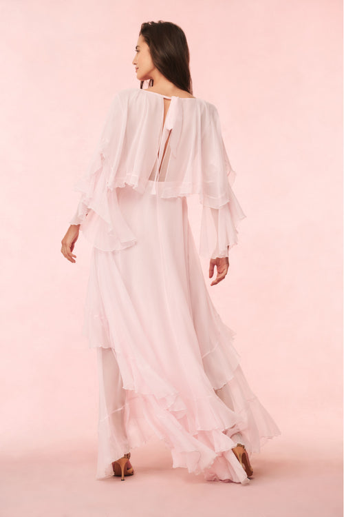 Collia Silk Chiffon Maxi Dress