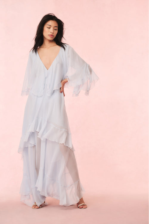 Collia Silk Chiffon Maxi Dress