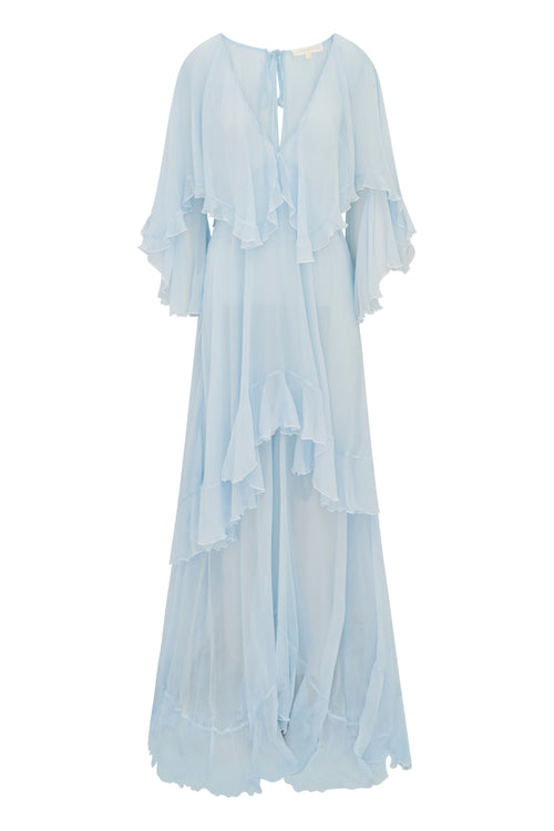 Collia Silk Chiffon Maxi Dress