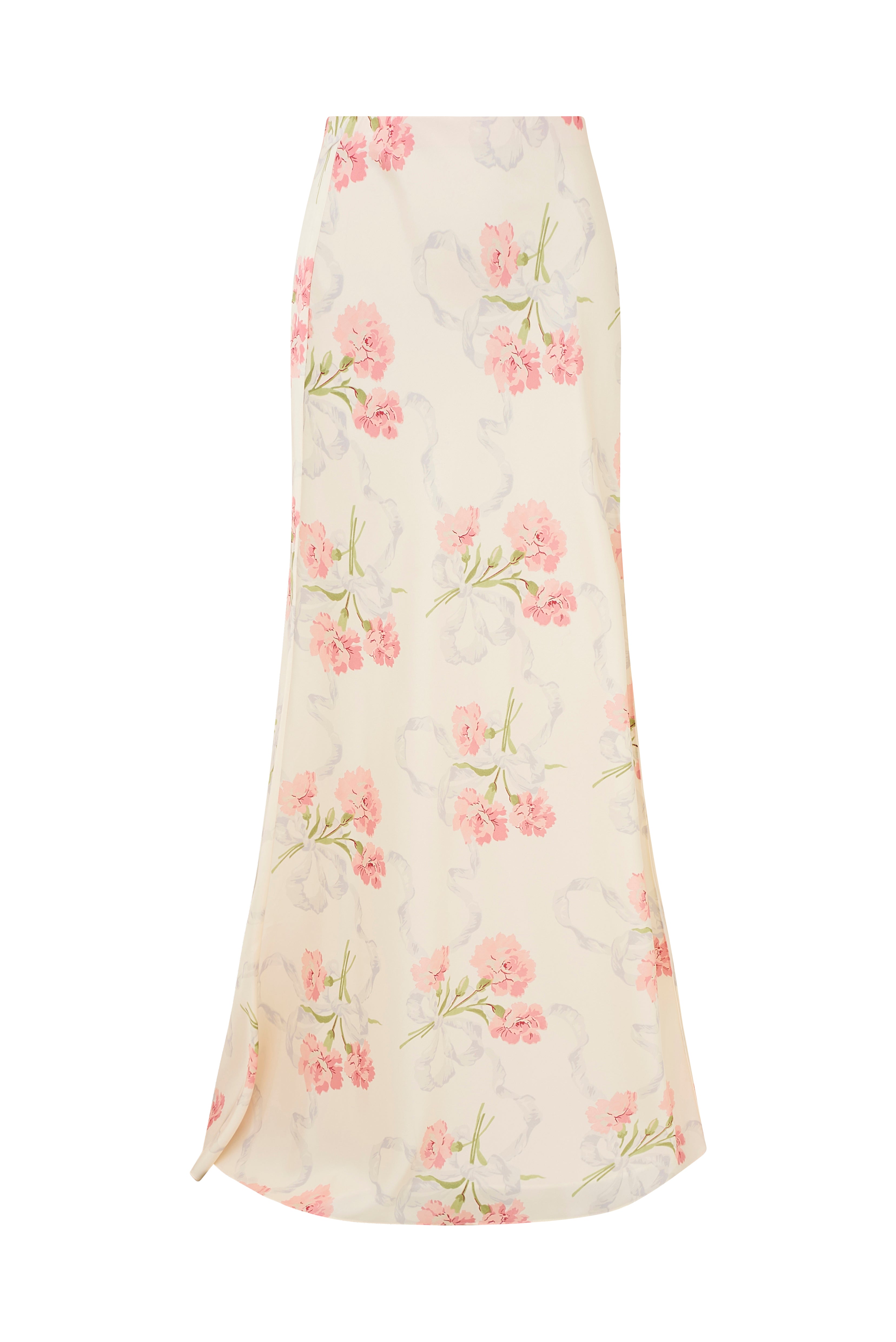 Connie Silk Floral Maxi Skirt