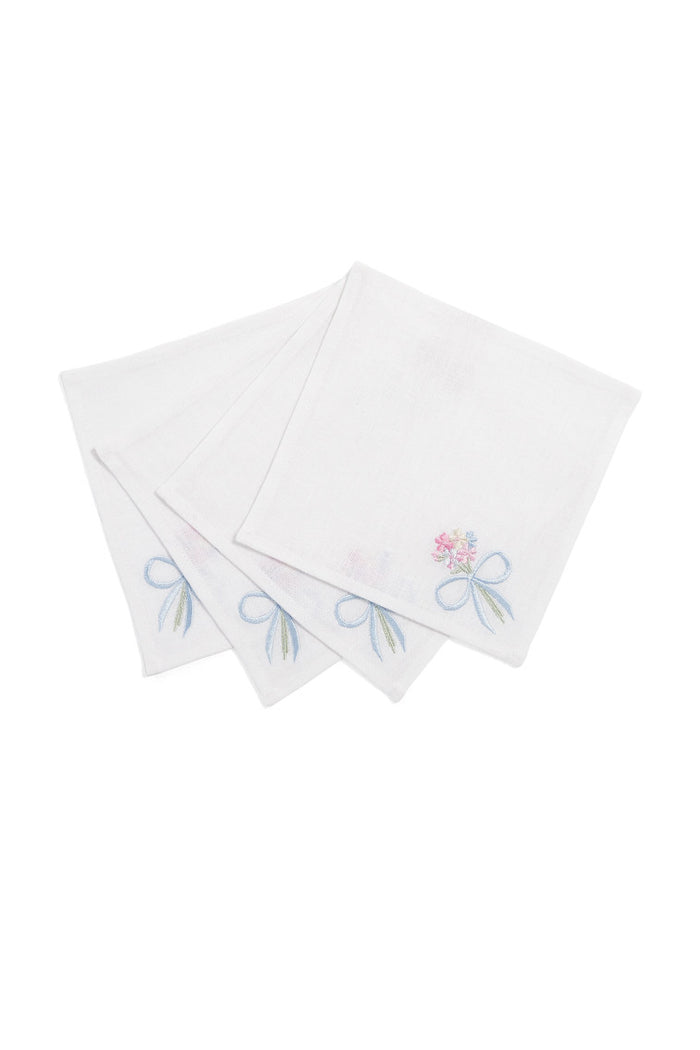 Bow Cocktail Napkins Set Of 4