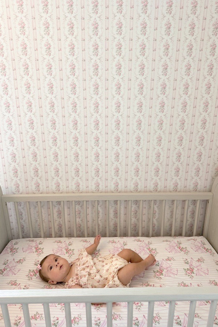 Rosa Beaux Cotton Crib Sheet