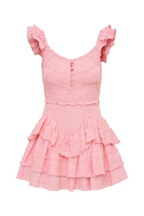 Marsinia Cotton Smocked Dress