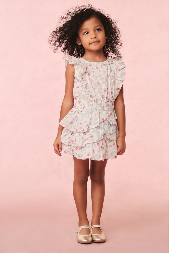 Girls Decker Cotton Floral Dress