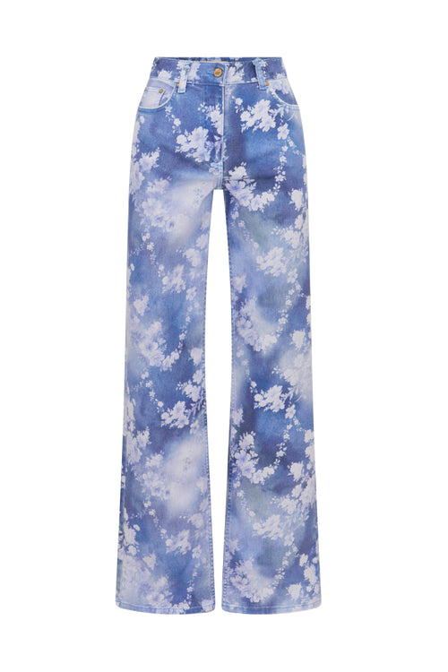 Dessa Floral Wide Leg Jeans