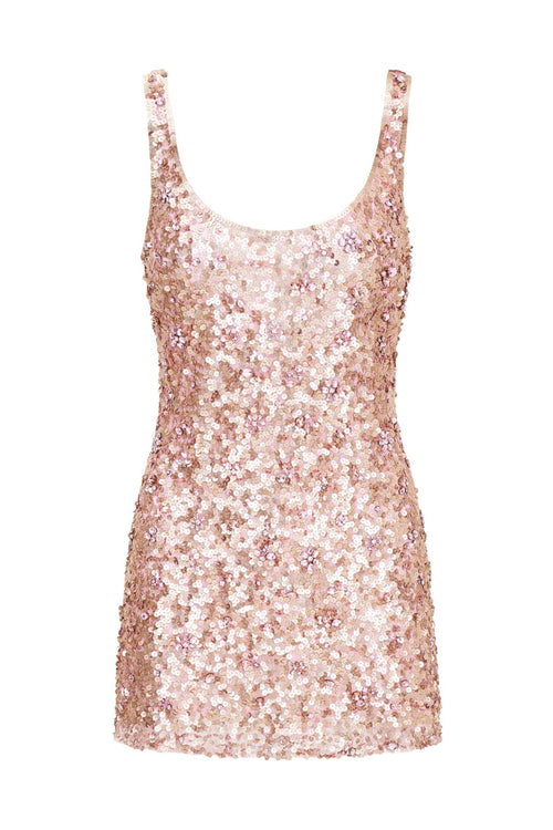 Dorrina Sequined Mini Dress