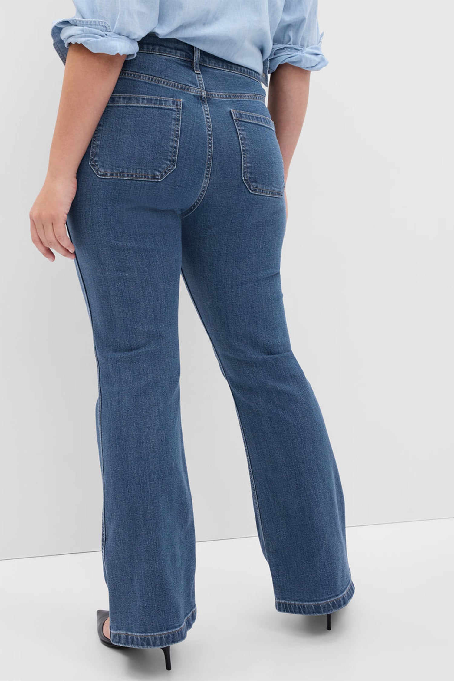 Buy Gap High Waisted Flare Stretch Denim Jeans (4-16yrs) from the Gap  online shop
