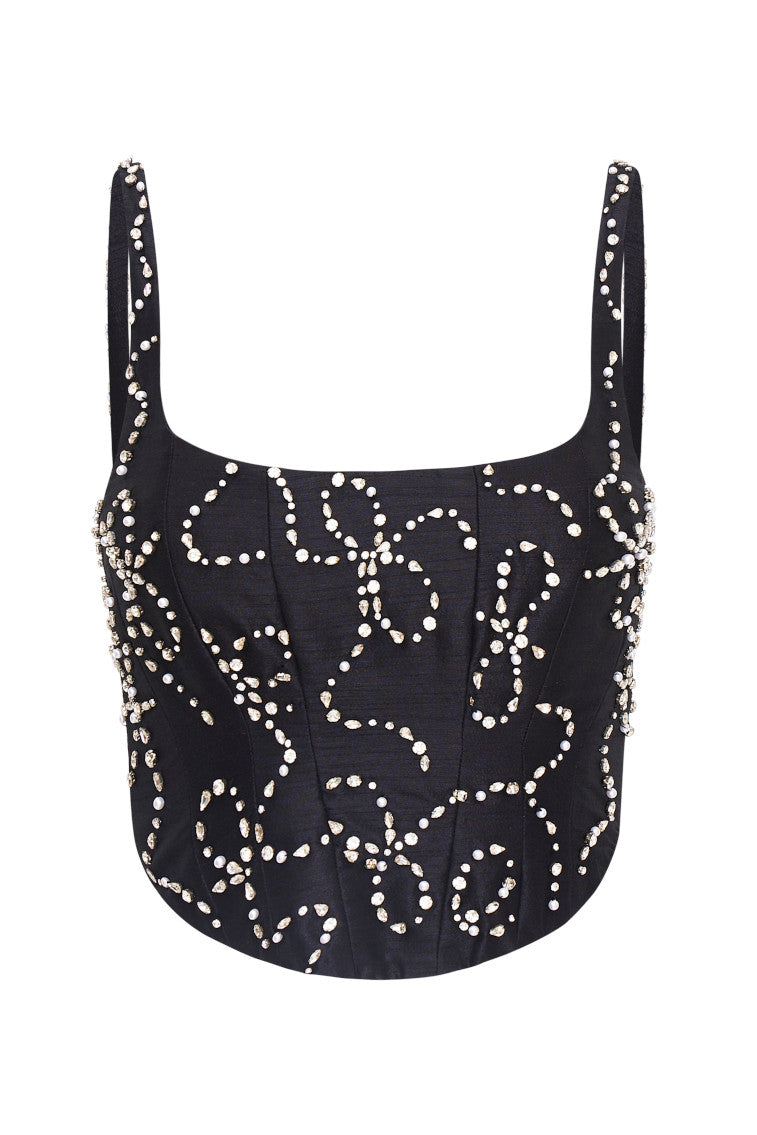 Glorianna Embellished Corset Top