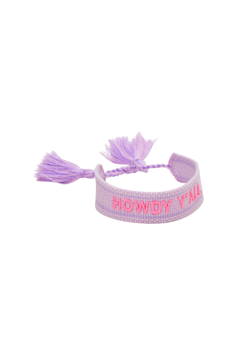 Howdy Y'All Woven Bracelet